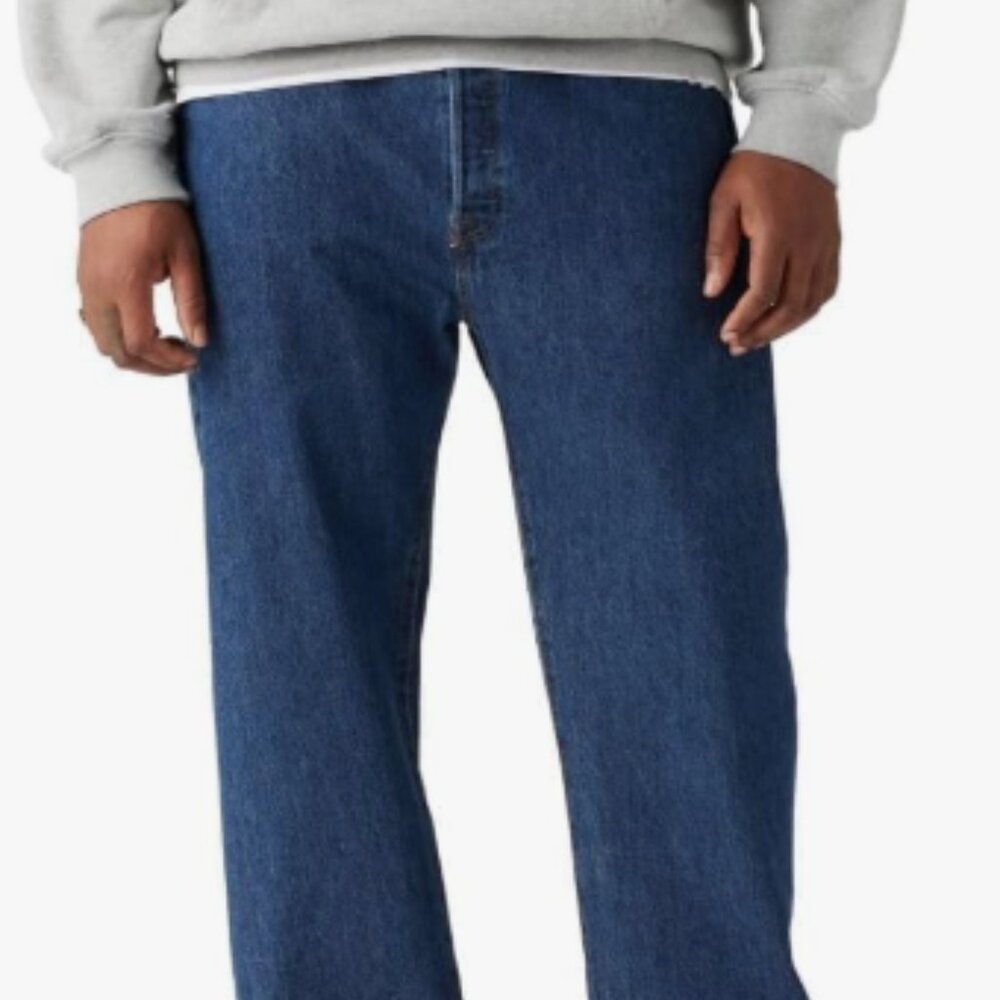 Levi's Men's 501 Original Fit Jeans 52 X 30 Straight Leg Button Fly Denim NWT